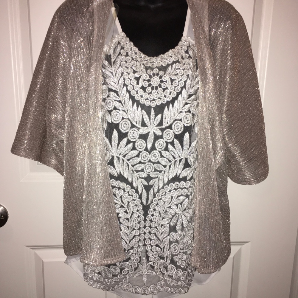 Sheer White Sleeveless Blouse